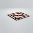 thumbnail image 3 of Ekena Millwork 7 3/8"W x 7 3/8"H x 3/8"T Extra Small Buxton Decorative Fretwork Wood Wall Panels, Hickory, 3 of 8
