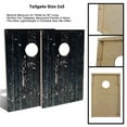 thumbnail image 2 of Skip's Garage Country Living Black Plank Cornhole Set - Choose Your Size NO Accessories Board Wraps Only, 2 of 6