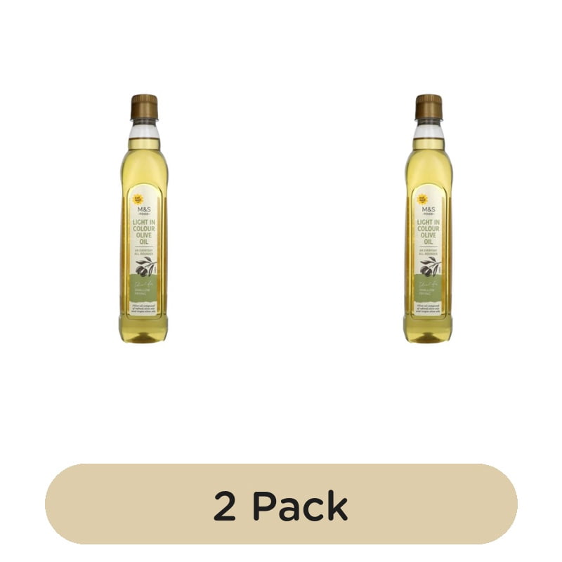M&S Light in Colour Olive Oil 500ml, British Import (Pack of 2)