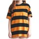 thumbnail image 1 of Gibobby Playera de Manga Corta con Cuello Redondo Camiseta corta informal a rayas, ropa manga para mujer, camiseta para niñas, camiseta, blusa para mujer(Amarillo,G), 1 of 5