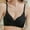 33-Black, variant on YWDJ Push up Bras for Women Bras Size Small Wirefree Sleep Bras Adjustable Straps Full Coverage Wrap Comfy Bras Padded Comfortable Bras Solid Lounge Bras Black L