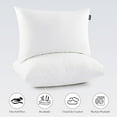 thumbnail image 4 of Bed Pillows for Sleeping King Size, Adjustable Hotel Quality Pillow with Down Alternative Fill, Soft and Supportive Pillows for Side and Back Stomach Sleepers, 2 in 1 Pillow, 1 Pack, 4 of 6