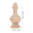 thumbnail image 4 of Shisuyan 4pcs Solid Wood Small Arch Bridge Decorative Baluster For Home Furnishing Decorations Entry Table Decor Coffee Table Decoration, 4 of 8