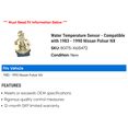 thumbnail image 2 of Water Temperature Sensor - Compatible with 1983 - 1990 Nissan Pulsar NX 1984 1985 1986 1987 1988 1989, 2 of 2