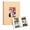 Khaki, variant on Bevtee Photo Album 4x6 300 Photos, Photo Album Linen Cover with Front Window, 4x6 Picture Album with Writing Space, Black Photo Album Book for Wedding Kids Travel Family Baby Pictures
