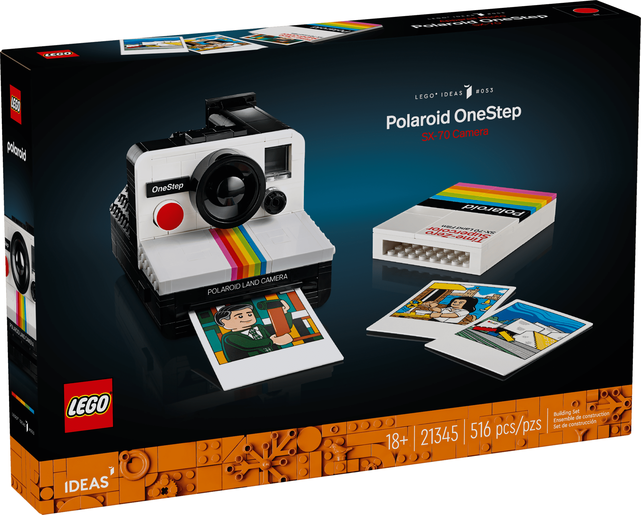 LEGO Ideas Fotocamera Polaroid OneStep SX-70 21345 Modellismo da