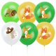thumbnail image 2 of Kit de globos para fiesta de cumpleaños de animales de la jungla, 43 unidades, látex y papel de alum, 2 of 3