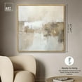 thumbnail image 5 of Windswept Reverie I Canvas Minimalist Abstract by Art Remedy, Gold Frame, 40" x 40", 5 of 7