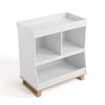 thumbnail image 6 of Storkcraft Modern Convertible Infant Changing Table, White with Driftwood, 6 of 7