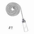 thumbnail image 1 of Bathroom Toilet Pull Cord For Light Switch Modern Traditional Replacement Decor X6M7, 1 of 9