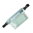 thumbnail image 2 of Sonducket Bolso secreto triple de la cintura de la prenda impermeable de la tira para la riñonera impermeable de las instalaciones deportivas Deportes acuáticos Blanco, 2 of 6