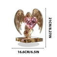 thumbnail image 2 of 2026 New Gorgeous Angel Wings Cross Decoration, Graceful The Cross Prayer Wings Angel Figurines, Angel Wings Cross for Deskand Living Room Decoration, Garden Angel Statues for Easter Mother's Day (A), 2 of 8