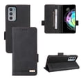 thumbnail image 1 of Étui pour Motorola Moto Edge 20 Protection Complète Étui Folio en Cuir à Rabat Insertion de Carte Housse de Protection avec Porte-Cartes Support, 1 of 5