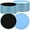 Blue, variant on BlinkLLX 4 Pcs (2 Pairs) Core Sliders Exercise Glider Discs Bulk for Group Training Classes Fitness Slider for Working Out Dual Sided Core Gliding Discs AB Pads for Carpet Hardwood Floor