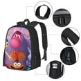 thumbnail image 2 of Yiaed inside out 2 Pattern Carry on Backpack,16.5x12.5x5.5 Personal Item Bag Carry On Backpack Water Resistant Lightweight Daypack, 2 of 6