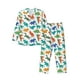 thumbnail image 1 of Balery Colorful Dinosaur Pijama para Hombre de Dos Piezas con Manga Larga, Conjunto de Dormir y Descanso Suave con Bolsillos-XX-Large, 1 of 7