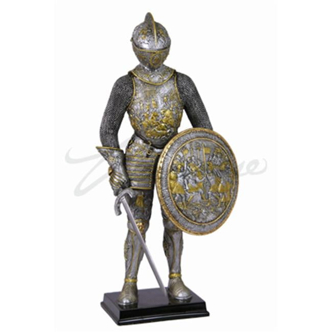 Pacific Giftware Medieval Crusader Knight of Chivalry in Full Shield and Sword 