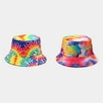 thumbnail image 5 of Lroveb Women Men Bucket Hats Unsiex Casual Fisherman Hat 3D Printed Pattern Tie Dye Double Basin Outdoor Visor Sun Hat, 5 of 7