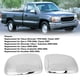 thumbnail image 4 of 1 Par De Cubiertas De Espejo Retrovisor, KIMISS Tapa De Espejo Retrovisor Izquierdo Derecho Cubierta De Espejo De Puerta De Coche ABS Para Silverado 1999 A 2006, 4 of 7