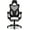White, variant on Gamer Gear Gaming Office Chair with Extendable Leg Rest, Black Fabric Upholstery