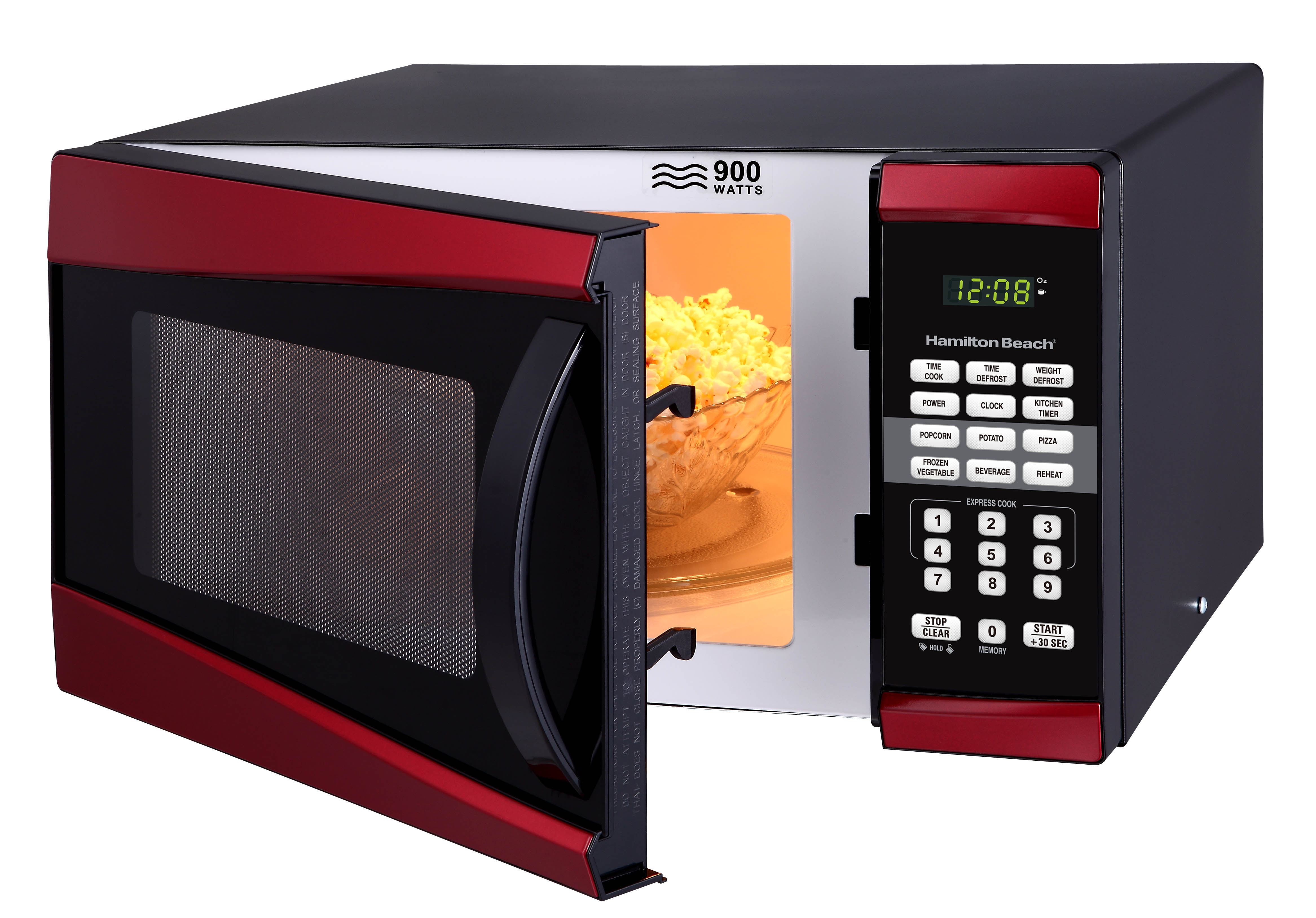 DIGITAL COUNTERTOP MICROWAVE OVEN HAMILTON BEACH COLORS red free fast shipping 