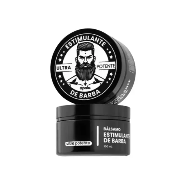Apolo Cosmetics Beard Grōwth Balm - Crema estimuladora de barba ultrapotente