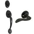 thumbnail image 2 of Mill Creek Handleset with Beaverton Lever, KW Keyway, Clear Pack, Matte Black by Stone Harbor Hardware, 2 of 2