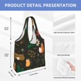 thumbnail image 4 of XMXT Canvas Tote Bag for Women, Cartoon Animals Elk Fox Large Reusable Shopping Bags, Multicolor, 4 of 7