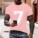 thumbnail image 1 of Tops para hombre, blusas y camisas de cuello redondo y manga corta para hombre, blusas estampadas de moda para hombre, jersey de cuello redondo y manga corta, blusa de poliéster para hombre., 1 of 6