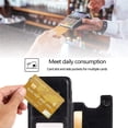 thumbnail image 4 of Design for Samsung Galaxy S9 Plus/S9+ Wallet Case,PU Leather Phone Cases with Screen Protector Card Holder,Stand Flip Shockproof Flip Protective Cover for Glaxay S9+ 9S Men 6.2 inch Black, 4 of 12