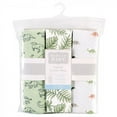 thumbnail image 2 of Hudson Baby Infant Boy Quilted Cotton Swaddle Wrap 3pk, Dinosaur, 0-3 Months, 2 of 5