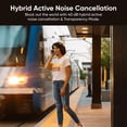 thumbnail image 2 of Restored Wyze Hybrid Active Noise Cancelling Headphones, Wireless Bluetooth Over Ear - 40dB ANC, 20H Playback, 𝐀𝐥𝐞𝐱𝐚 𝐁𝐮𝐢𝐥𝐭-𝐈𝐧,Foldable Comfort for Travel Office, 2 of 7