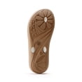 thumbnail image 7 of Okabashi Baha Women's Flip Flops-Toffee/Vanilla-L, 7 of 7