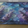 thumbnail image 5 of Ambesonne Purple Place Mats Set of 4, Lavender and Crystal Cave, Standard Size, Azure Blue Quartz Lilac, 5 of 5