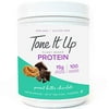 Tone It Up Plant Based Peanut Butter Chocolate Protein Powder - Pea Protein - Kosher, Sugar, Gluten and Dairy Free - 15g of Protein x 14 Servings - .77 lbs