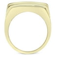 thumbnail image 3 of Pompeii 3Ct Men's Diamond Multi-Row Ring 10k Yellow Gold (G/H,I1-I2), 3 of 5