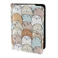 thumbnail image 2 of Pofeuu Lovely Bear Print Travel Document Organizer Passport Holder Men Women for Family (6.5 in x 4.5 in),Wallet Holder Credit Card Clutch Bag Case, 2 of 5