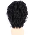 thumbnail image 3 of Pelucas sintéticas de 6 pulgadas para rastas, pelucas torcidas para mujeres negras, pelucas cortas y rizadas, pelucas naturales de ganchillo, 3 of 5