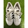 thumbnail image 2 of Adidas Mens Superstar Size 5.5 Shoes White Black Comfort Casual Leather Sneakers, 2 of 6