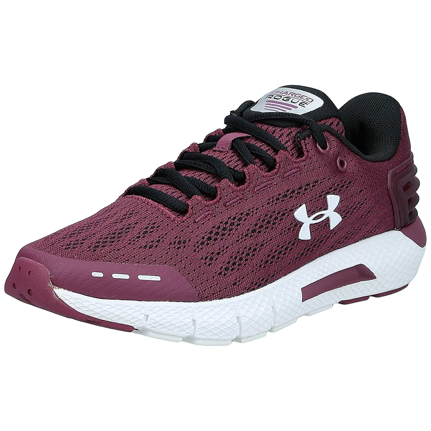 black and purple under armour shoes