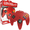 Red, variant on Old Skool N64 Controller for the Nintendo 64 - Red