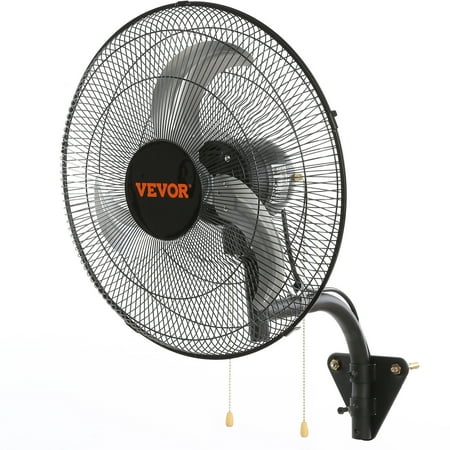 

ZGBY Industrial Wall Mount Fan 18 Inch Oscillating Metal Fan 18 3 Speed Ventilation