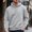 Gray, variant on Best Hoodies for Men Men Pullover Hoodie Long Sleeved Pullover Solid Color Leisure Plus Size Tops Daily Sports Fall Winter Wear Gray