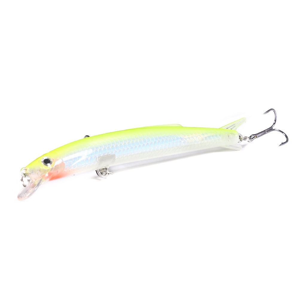 HENGJIA Fishing Lures Large Hard Bait Minnow VIB Lure with Treble Hook Life-Like Swimbait Fishing Bait Popper Crankbait Sinking Lure for Trout Bass Walleye Redfish