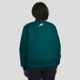thumbnail image 5 of Women's WEAR by Erin Andrews Midnight Green Philadelphia Eagles Patch Full-Zip Bomber Jacket, 5 of 5