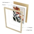 thumbnail image 5 of ArtbyHannah 2 Pack 12x16 inch Neutral Floral Framed Wall Art Set with Red Vintage Watercolor Flower Prints for Bedroom or Home Decorations, 5 of 9