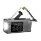 thumbnail image 2 of Radio de emergencia con manivela y conector para auriculares, linterna compacta de energía solar gris, 2 of 9