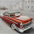 thumbnail image 3 of Atelier B Art Studio 12x12 Black Modern Framed Museum Art Print Titled - Vintage Classic Car, 3 of 5