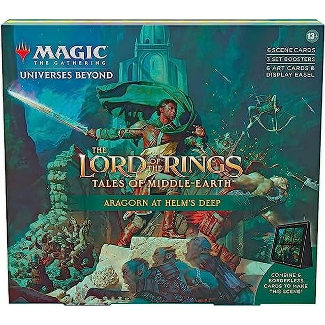 Magic: The Gathering - Lord of the Rings: Tales of Middle-earth Scene Box - Aragorn at Helm’s Deep