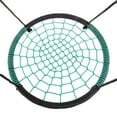 thumbnail image 3 of Hey! Play! Spider Web Tree Swing-Large 40-inch Diameter Hanging Tree Rope Saucer Seat, 3 of 6